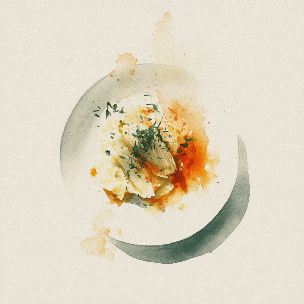 Chicons au gratin, purée de pommes de terre nature.