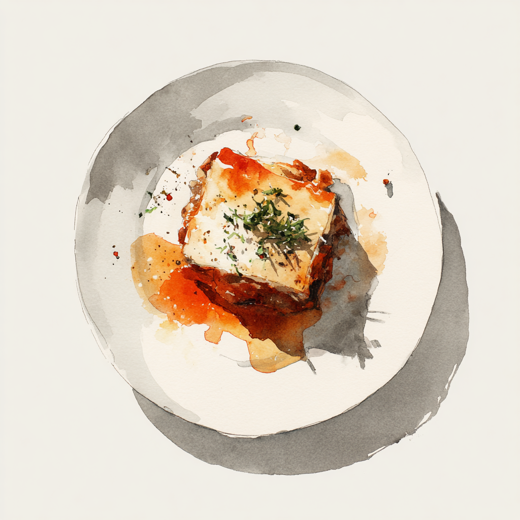 Moussaka (100% haché de volaille, aubergines, tomates,..)