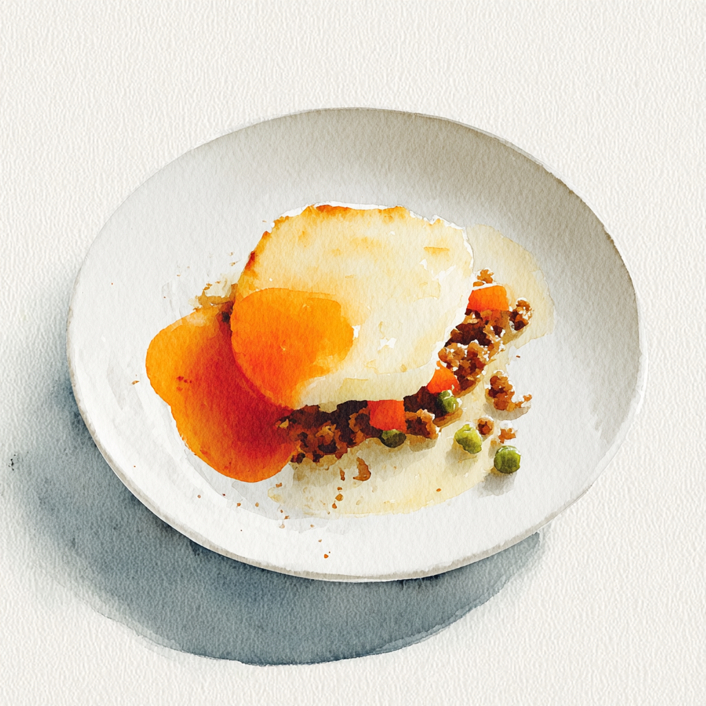 Hachis Parmentier (100% haché de volaille, épinards, tomates,..)