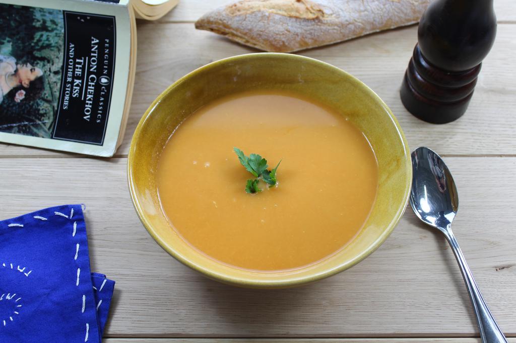 CARROT SOUP WITH COCONUT MILK