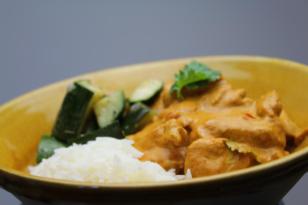 BUTTER CHICKEN 'INDIAN' - BASMATI RICE - ZUCCHINI