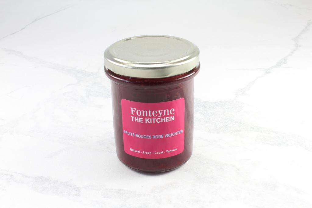 CONFITURE AUX FRUITS ROUGES (215G)